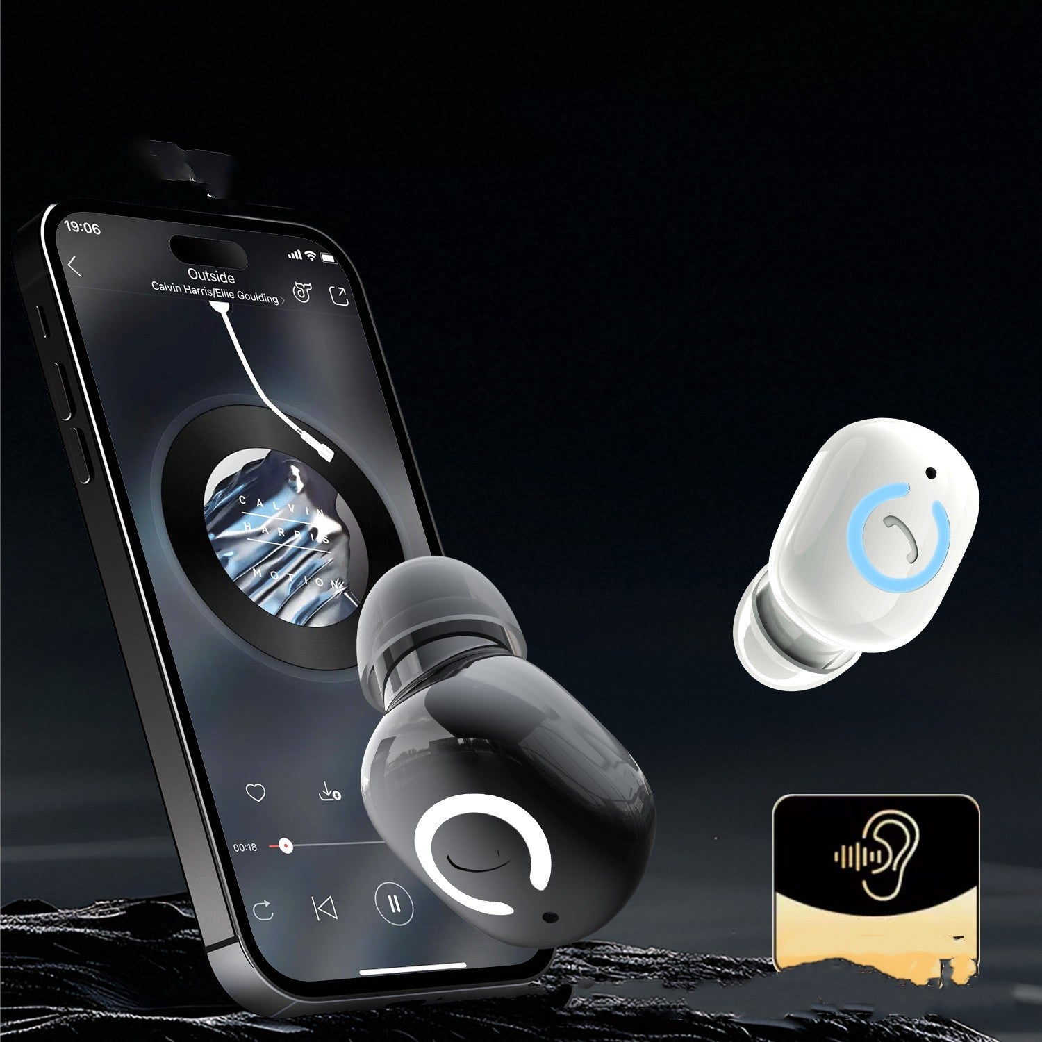 Wireless Bluetooth Earphones With Mini High Battery Life